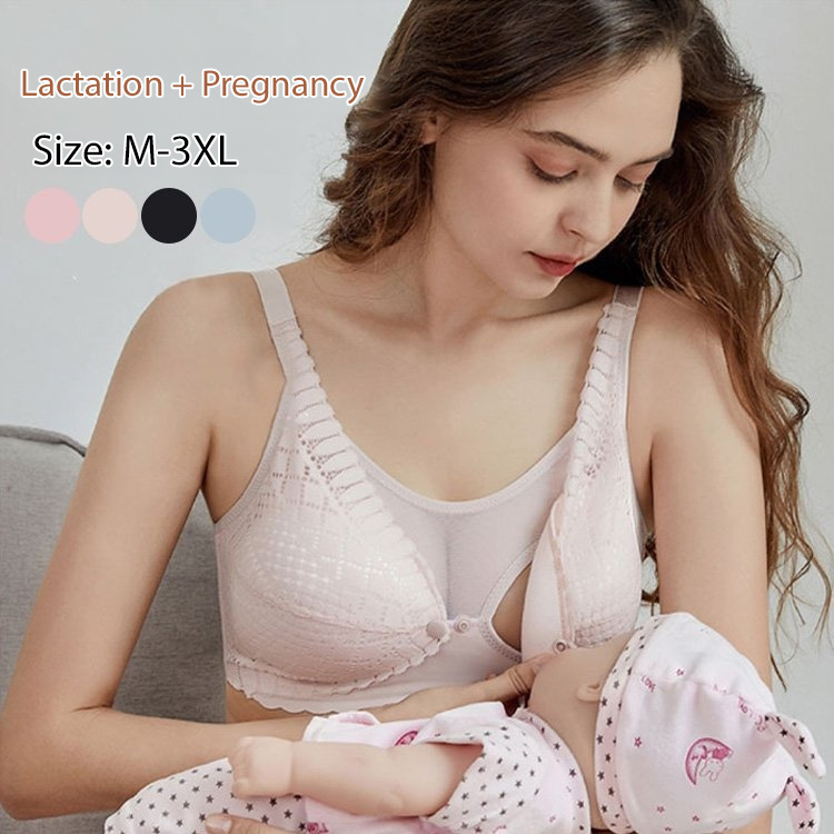 Cotton Wireless Breastfeeding Bras VEIMIA