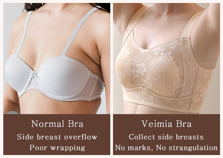 High Support Full Coverage Anti-sagging Bra VEIMIA