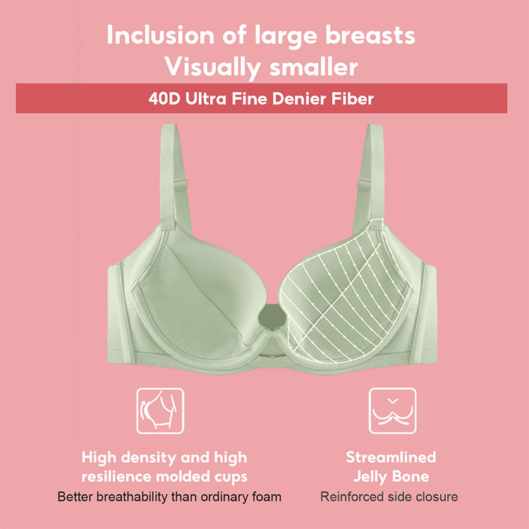 Comfortable Seamless Women's Push Up Bra VEIMIA