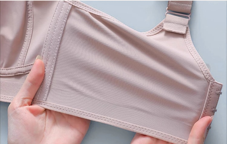 Comfortable Pink Anti-sagging Bra Soft VEIMIA