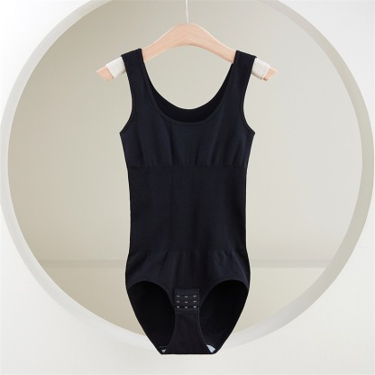 Seamless one-piece body shaper