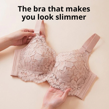 Breathable Full Cup Minimizing Bras With Adjustable Strap VEIMIA