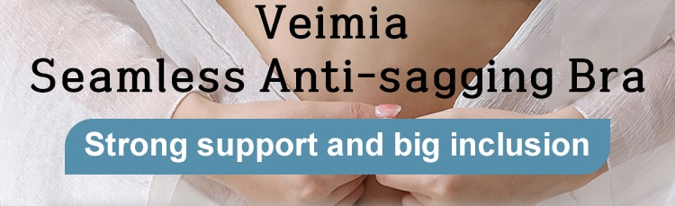 High Support Seamless Full Coverage Anti-sagging Bras Back Slimming VEIMIA