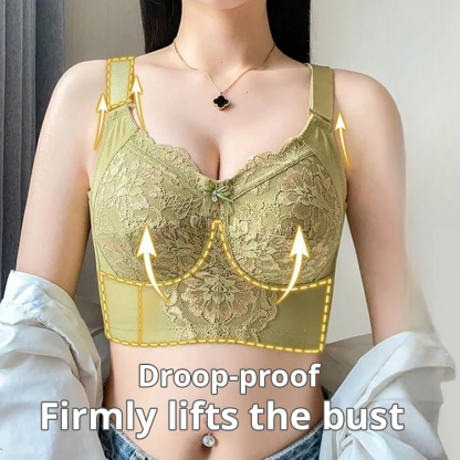 Full Coverage Lace Minimizer Bras High Armpit Design Visually Slimming VEIMIA