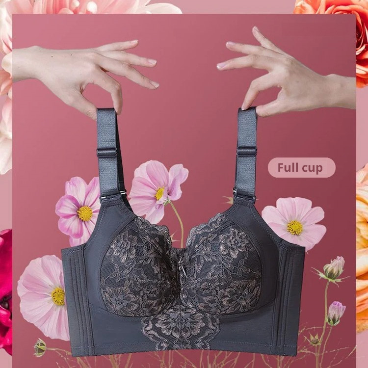 Full Coverage Lace Minimizer Bras Visually Slimming VEIMIA