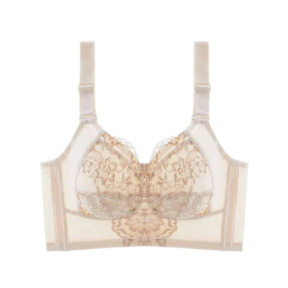 Lace Minimizer Bra High Armpit Design Visually Slimming VEIMIA