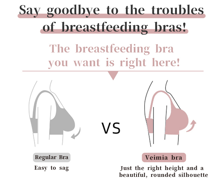 Non-wired Maternity Nursing Bras VEIMIA