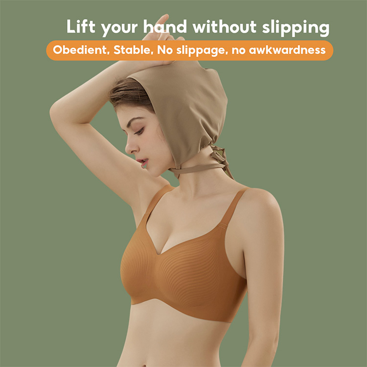 Ultra Thin Cup Stable Bra One-piece Wireless Bralette VEIMIA