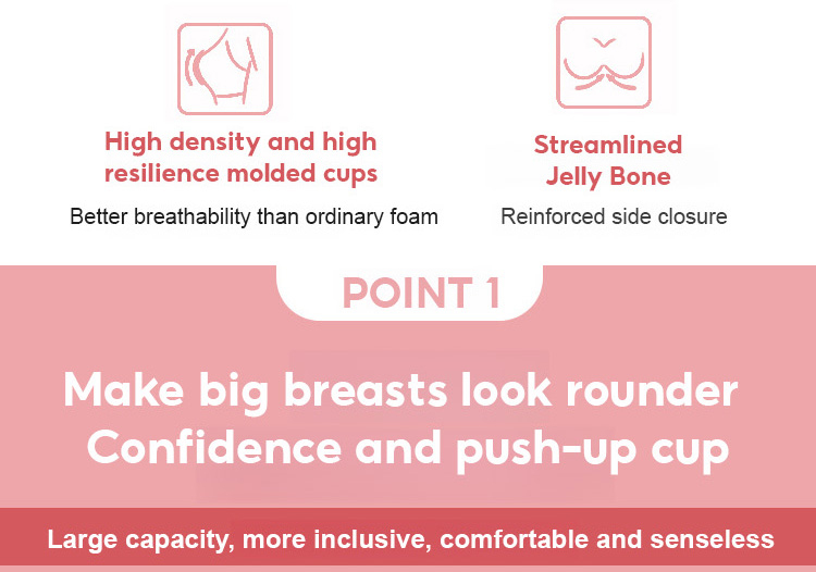 Comfortable Seamless Women Push Up Bra  VEIMIA