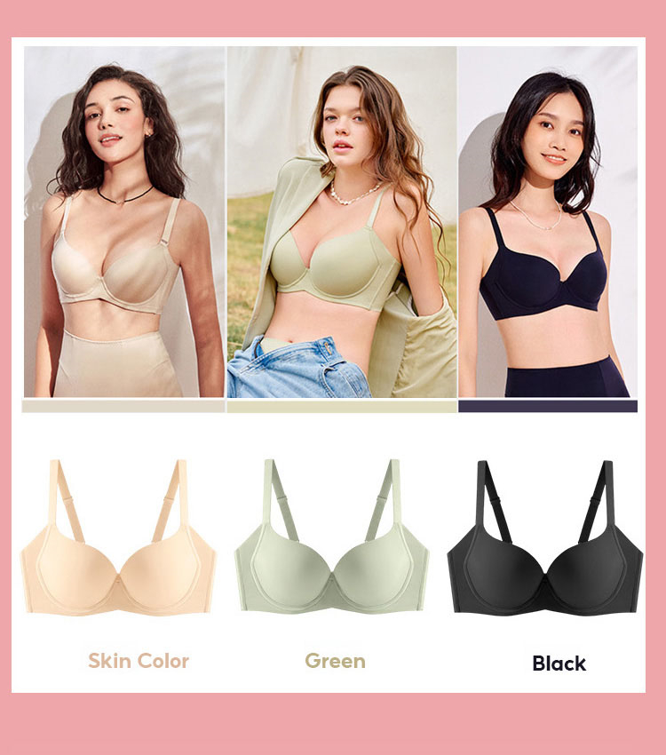 One-piece Push Up Bra For Side Support VEIMIA