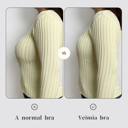Ultra Thin Fabric Wireless Minimizer Bra Shapes The Bust VEIMIA