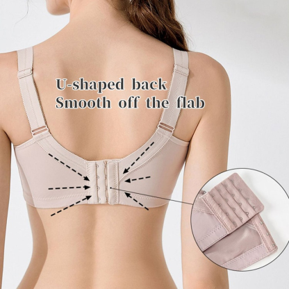 Ultra Thin Fabric Wireless Minimizer Bras Shapes The Bust VEIMIA