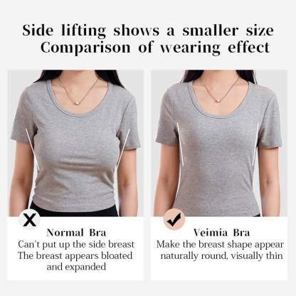 Wireless Push Up Minimizer Bras High Support Anti-sagging VEIMIA