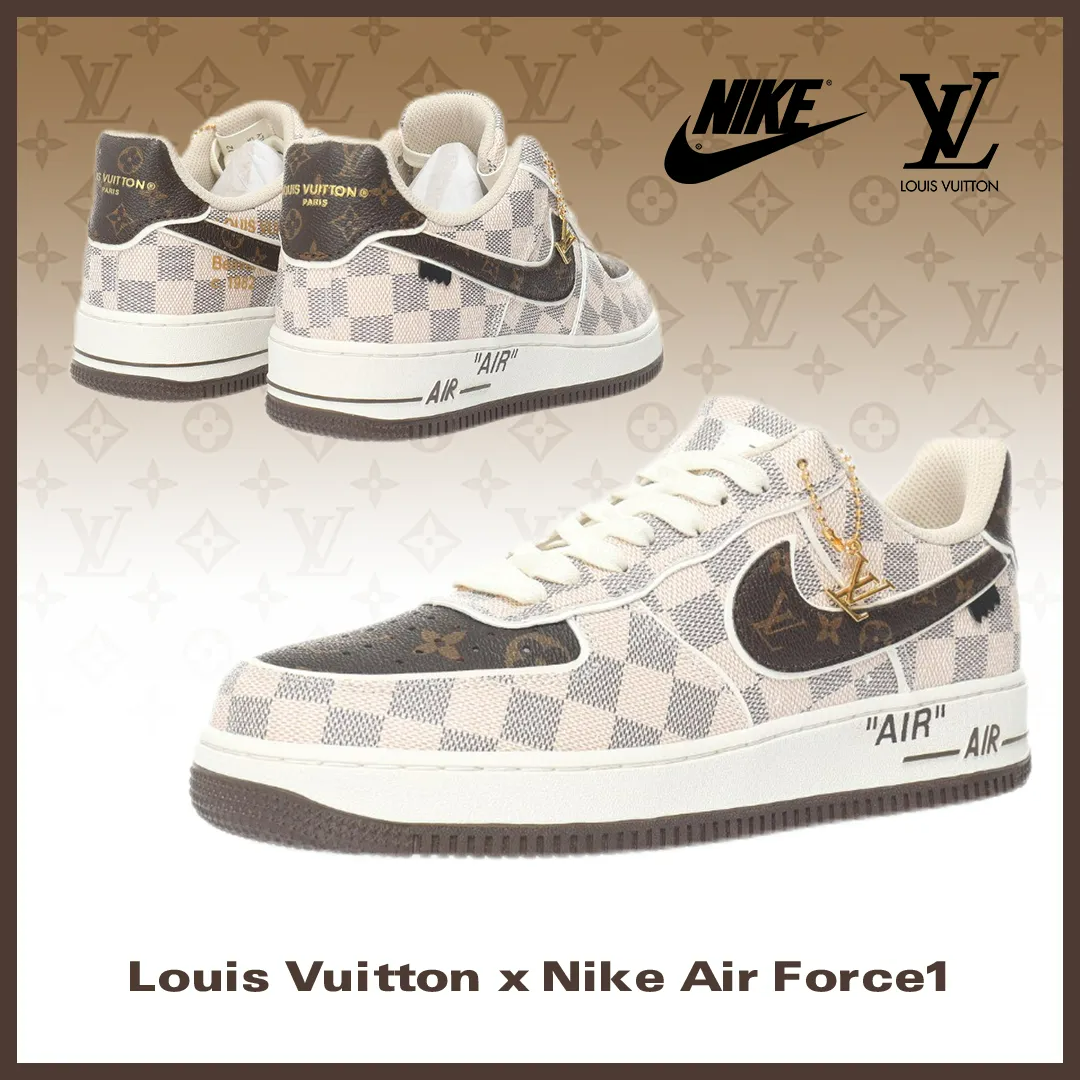 LOUIS VUITTON X NIKE AIR FORCE1 超入手困難 スニーカー メンズ＆レディース
