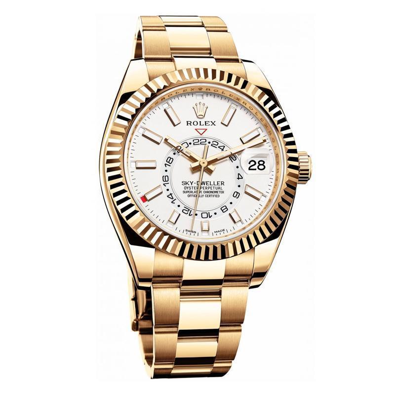 ROLEX スカイドゥエラー 自動巻き ホワイト 文字盤 m326938-0005 メンズ