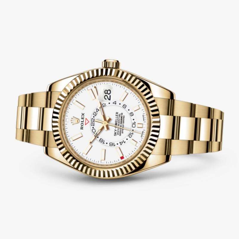 ROLEX スカイドゥエラー 自動巻き ホワイト 文字盤 m326938-0005 メンズ