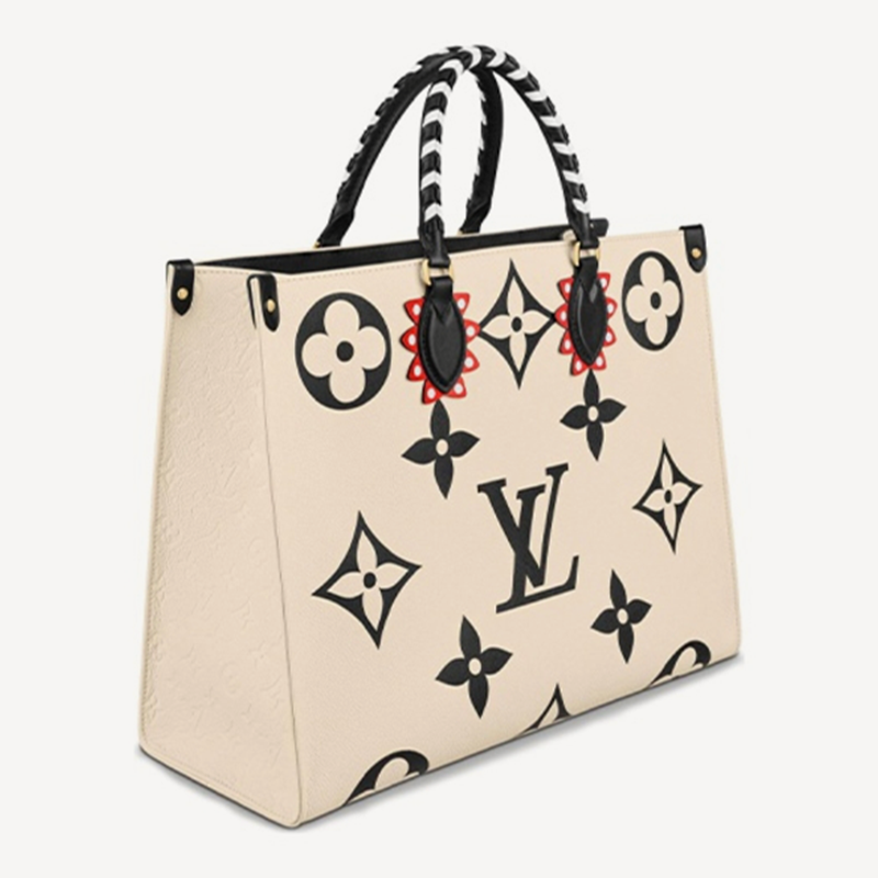 LOUIS VUITTON オンザゴー GM モノグラム アンプラント クレーム アイボリー Ref:M45372
