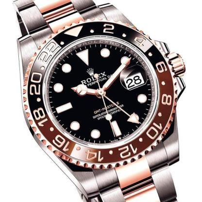 ROLEX GMTマスターⅡ 自動巻き ブラック 文字盤 m126711chnr-0002 メンズ