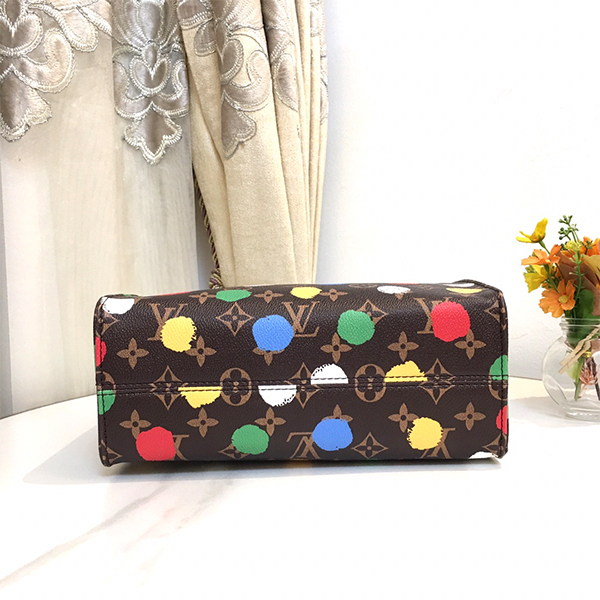 ルイ・ヴィトン LOUIS VUITTON トートバッグ M46380 LV × YK オンザゴー PM レディース