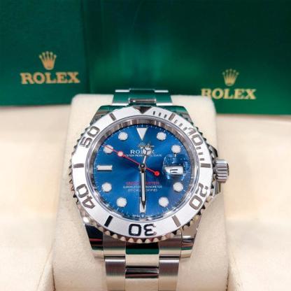 ROLEX ヨットマスター 自動巻き ブルー 文字盤 m126622-0002 メンズ