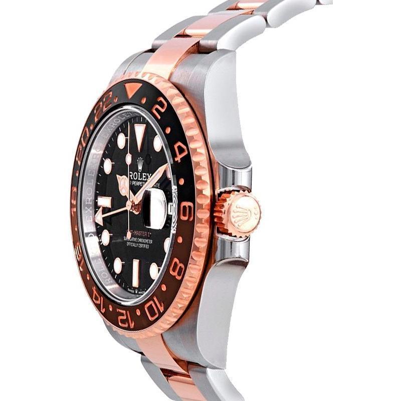 ROLEX GMTマスターⅡ 自動巻き ブラック 文字盤 m126711chnr-0002 メンズ