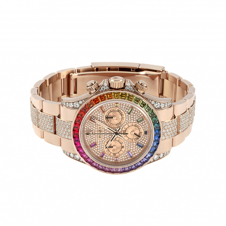 ROLEX ロレックス 腕時計 デイトナ レインボー 全面ダイヤ ブレスダイヤモンド 116595RBOW