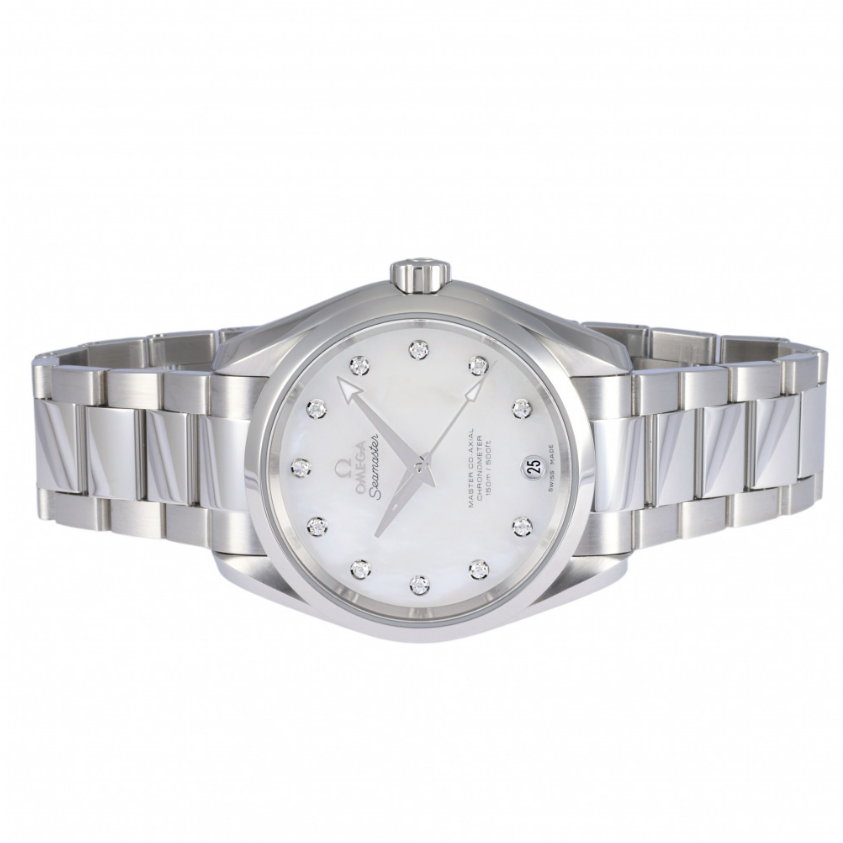 オメガ OMEGA 腕時計 シーマスター AQUA TERRA 150﻿M マスター コーアクシャル クロノメーター レディス 38.5M﻿M 231.10.39.21.55.002