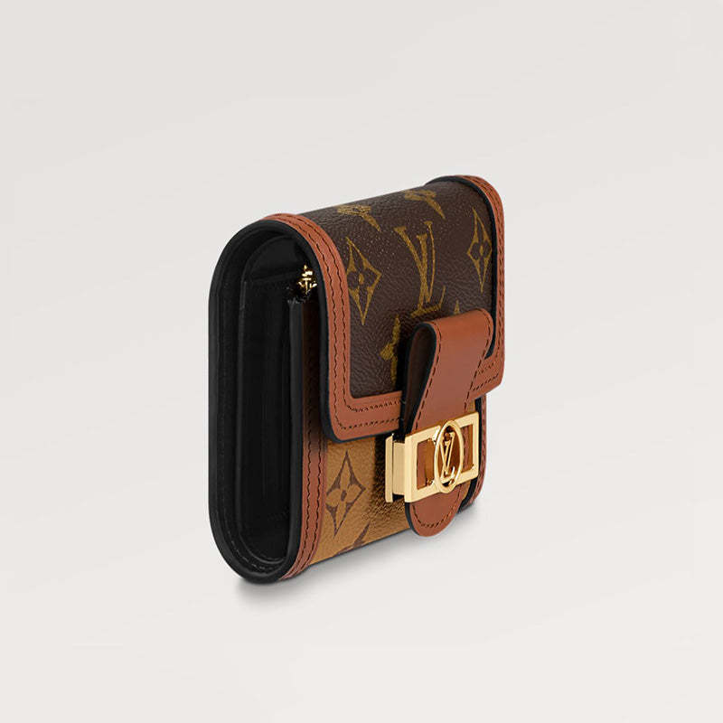 LOUIS VUITTON ポルトフォイユ･ドーフィーヌ コンパクトRef:M68725 折財布 レディース