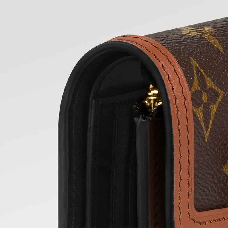 LOUIS VUITTON ポルトフォイユ･ドーフィーヌ コンパクトRef:M68725 折財布 レディース