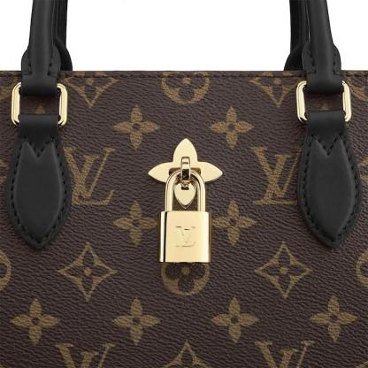 Louis Vuitton（ルイヴィトン）フラワー・トートノワール ハンドバッグ ショルダーバッグ