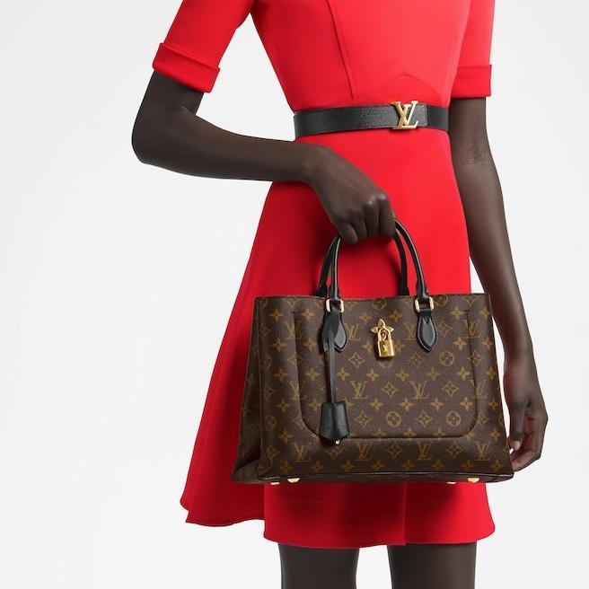 Louis Vuitton（ルイヴィトン）フラワー・トートノワール ハンドバッグ ショルダーバッグ