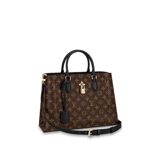Louis Vuitton（ルイヴィトン）フラワー・トートノワール ハンドバッグ ショルダーバッグ