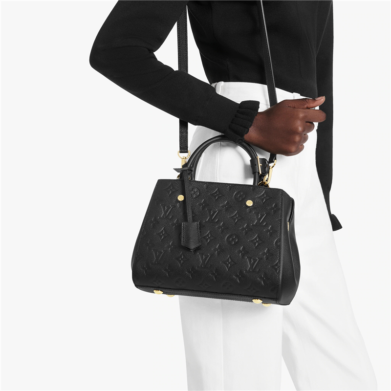 Louis Vuitton（ルイヴィトン）モンテーニュ BB ブラック レディース ショルダーバック ハンドバッグ