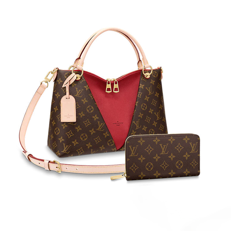 LOUIS VUITTON V トート MM 長財布 2点セット お得 Ref:M43957+M60017 レディース
