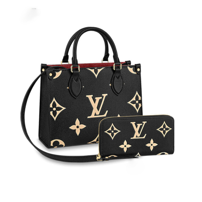 LOUIS VUITTON オンザゴー PM 長財布 2点セット お得 Ref:M45659+M80481 レディース