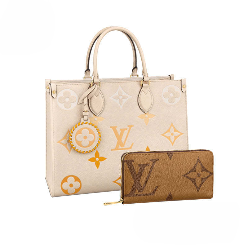 LOUIS VUITTON オンザゴー MM 長財布 2点セット お得 Ref:M45717+M69353 レディース