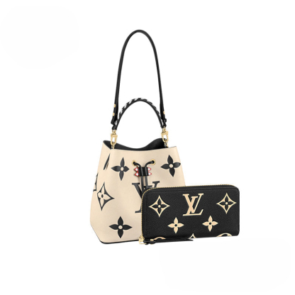 LOUIS VUITTON ネオノエ クレーム 長財布 2点セット お得 Ref:M56889+M80481 レディース