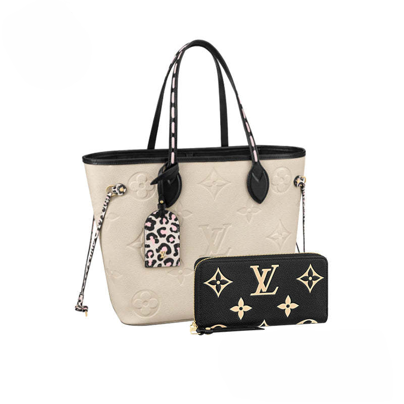 LOUIS VUITTON ネヴァーフル MM 長財布 2点セット お得 Ref:M58525+M80481 レディース