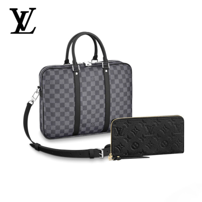 LOUIS VUITTON ハンドバッグ ビジネスバッグ 長財布 2点セット お得 Ref:N41478+M61864 メンズ