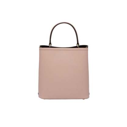 PRADA(プラダ) パニエ サフィアーノレザーバッグ ライトピンク  ハンドバッグ ショルダーバッグ