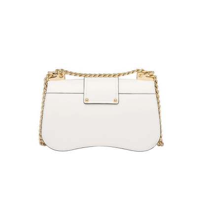 PRADA(プラダ) プラダ シドニー レザー ショルダーバッグ ホワイト