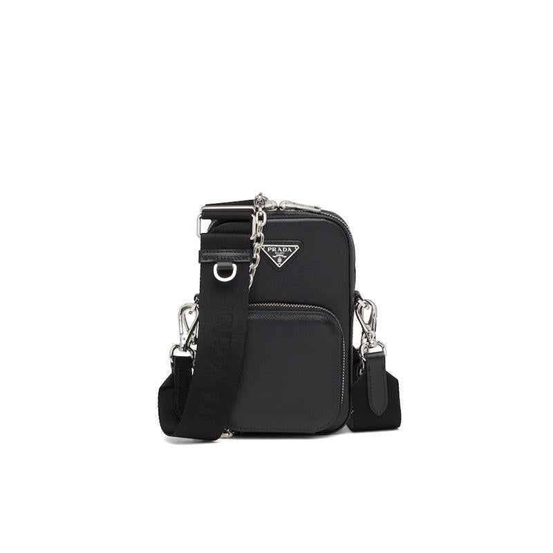 PRADA(プラダ) サフィアーノレザー ミニバッグ ブラック