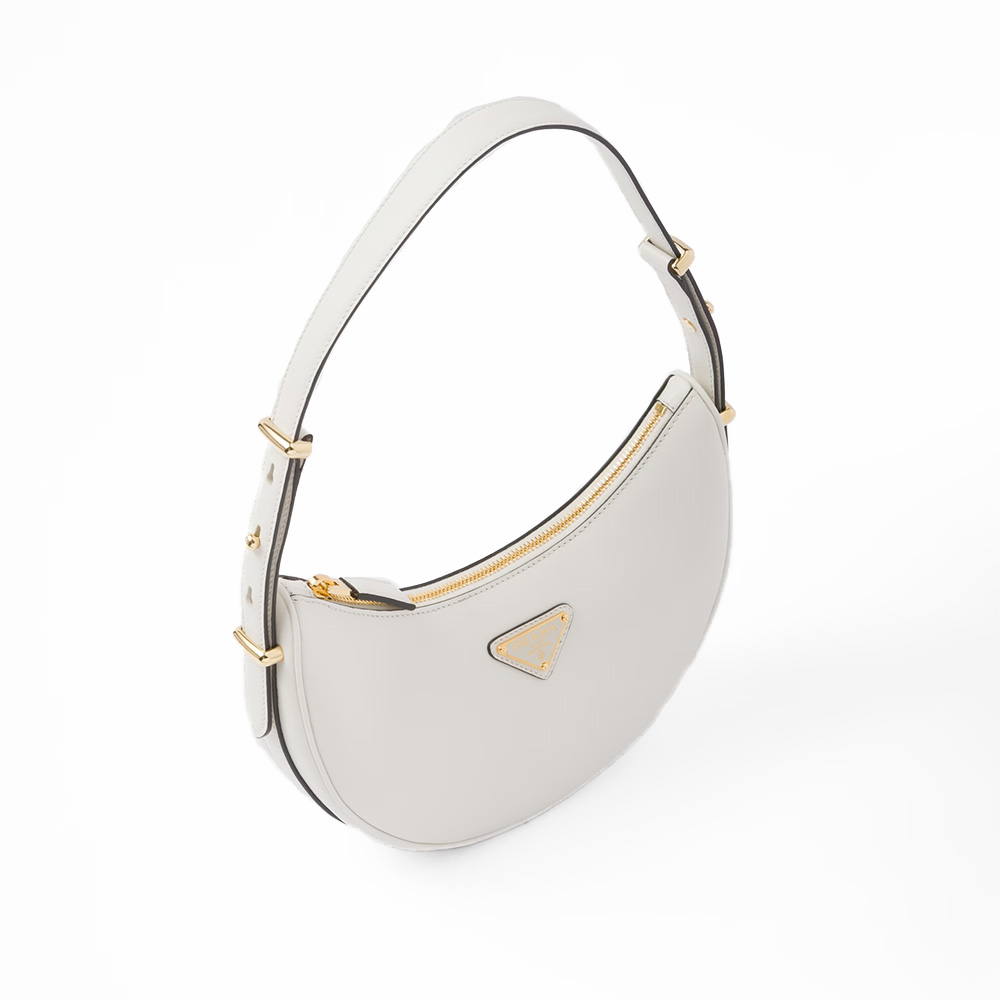 PRADA(プラダ) プラダ アーケ レザーショルダーバッグ ハンドバッグ ホワイト