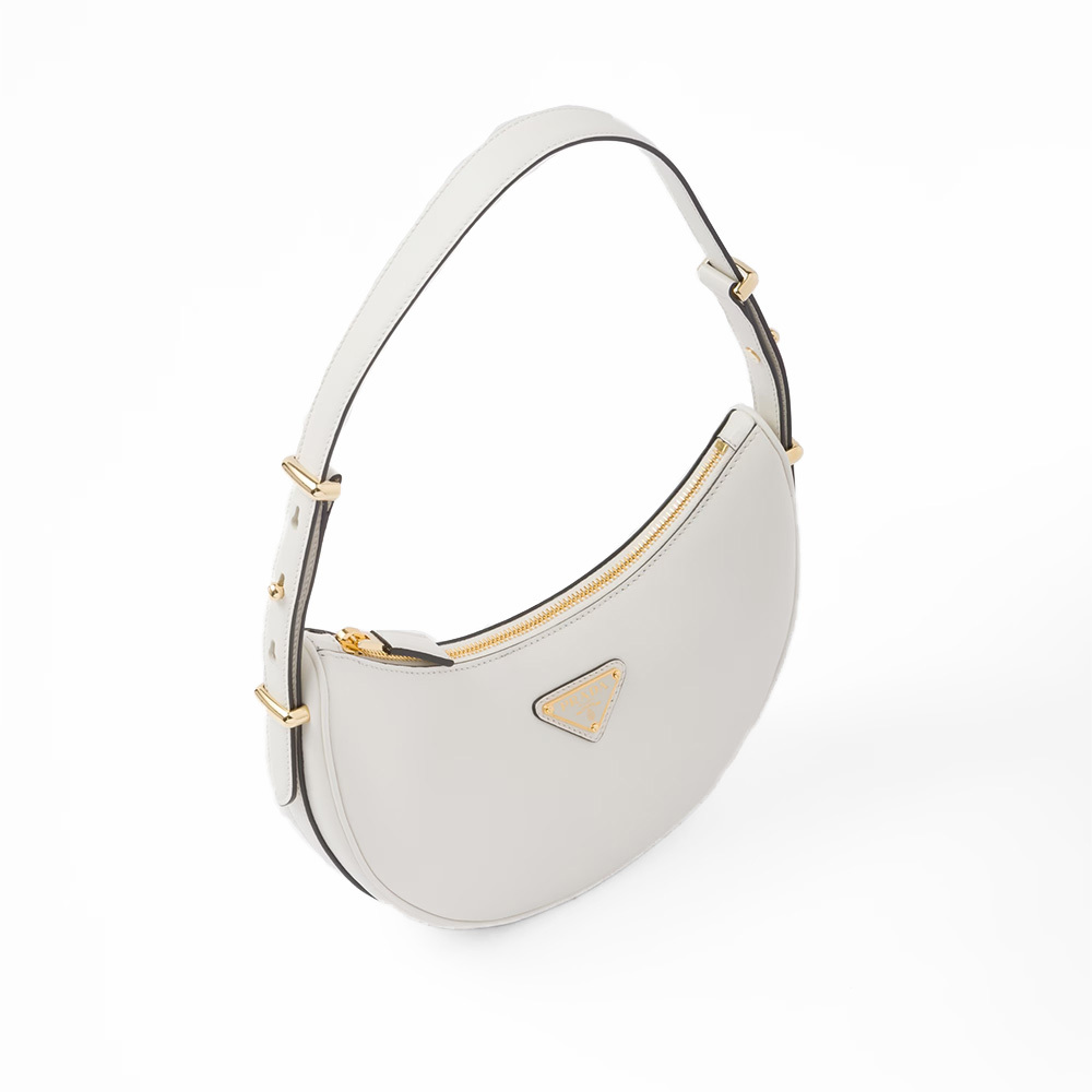 PRADA(プラダ) プラダ アーケ レザーショルダーバッグ ハンドバッグ ホワイト