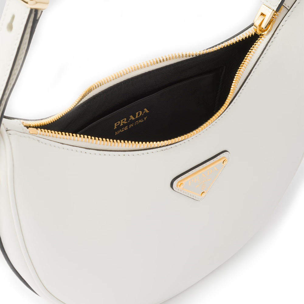 PRADA(プラダ) プラダ アーケ レザーショルダーバッグ ハンドバッグ ホワイト