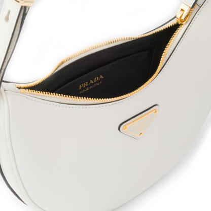PRADA(プラダ) プラダ アーケ レザーショルダーバッグ ハンドバッグ ホワイト