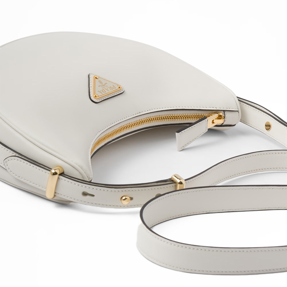 PRADA(プラダ) プラダ アーケ レザーショルダーバッグ ハンドバッグ ホワイト