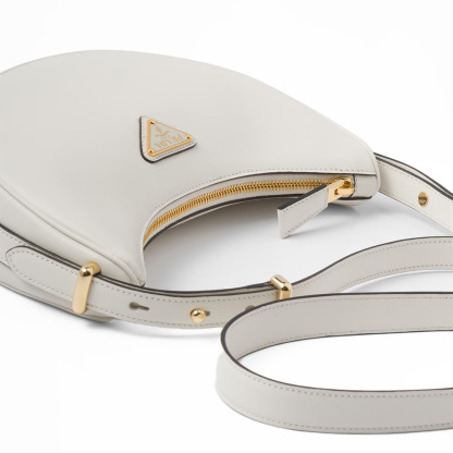 PRADA(プラダ) プラダ アーケ レザーショルダーバッグ ハンドバッグ ホワイト