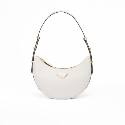 PRADA(プラダ) プラダ アーケ レザーショルダーバッグ ハンドバッグ ホワイト