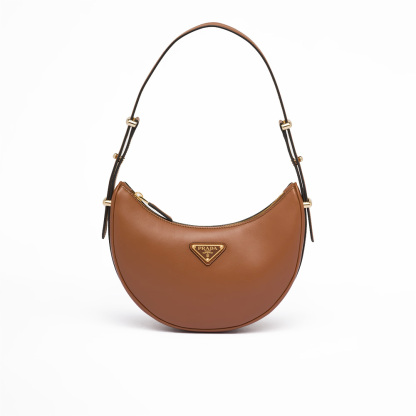 PRADA(プラダ) プラダ アーケ レザーショルダーバッグ コニャック ハンドバッグ